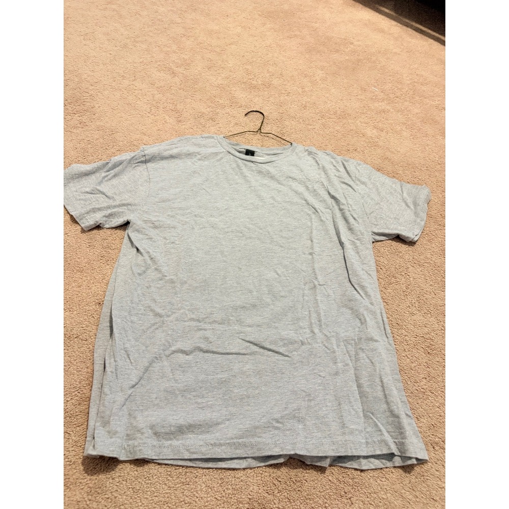 Gildan Softstyle Mens Large Gray Side Pocket Billiards Graphic T-Shirt Short Slv